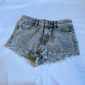 PacSun high rise festive Jean shorts